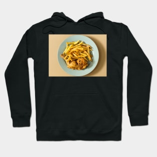 cli fried chicken plate Hoodie